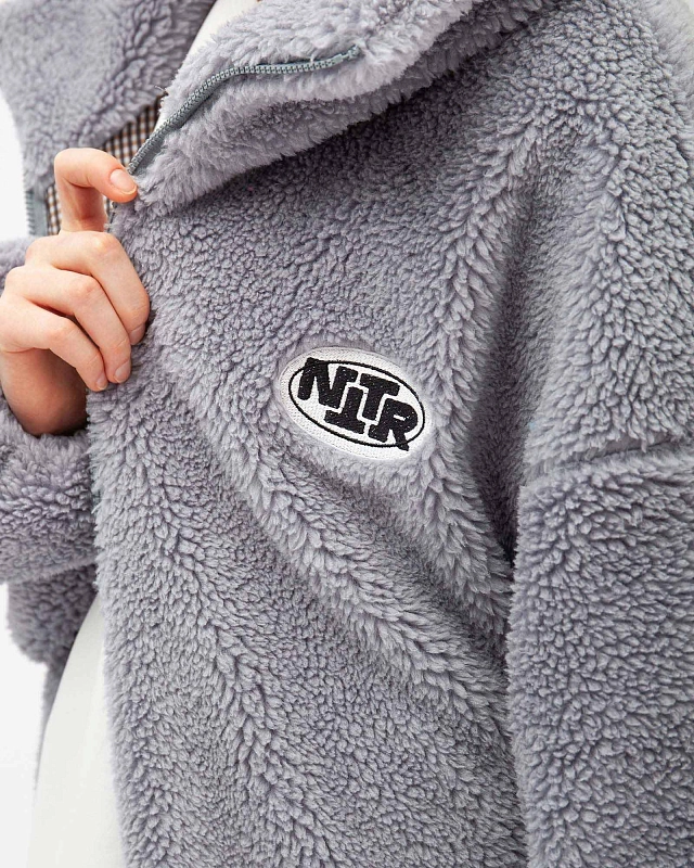 Куртка NTTR Sherpa, артикул nttr-Coachjkt-Sherpa-Grey в магазине